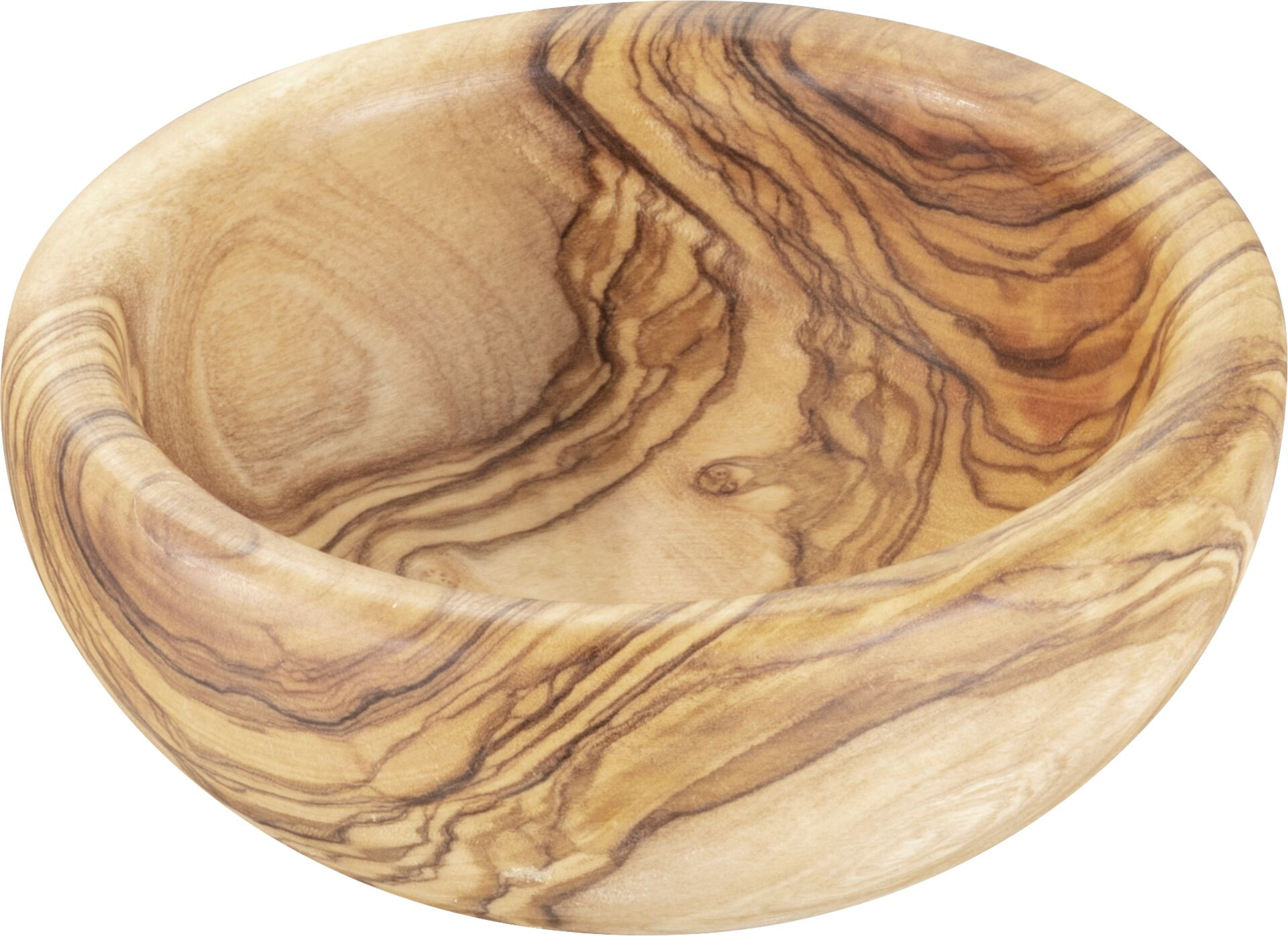 Olivenholzschale, rund 12,5x4,5 cm